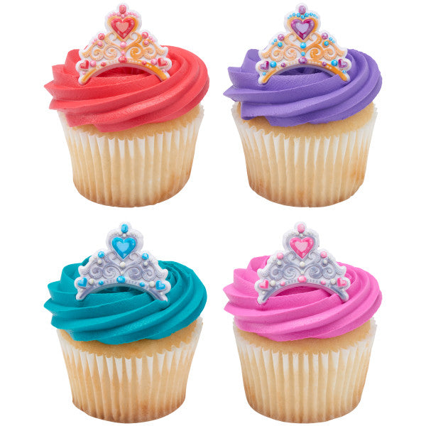 Crown Jewels Cupcake Rings