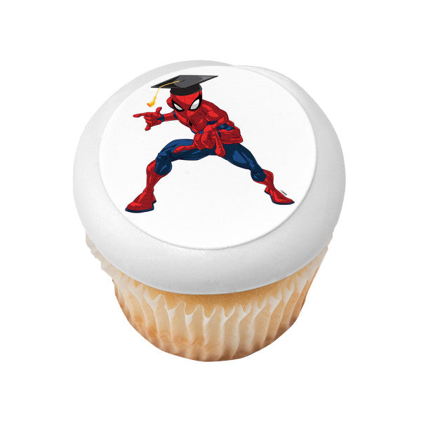 Marvel's Spider-Man™ Graduation  Edible Cake Topper Image