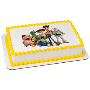 Toy Story Group Edible Cake Topper Image