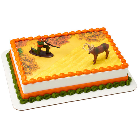 Deer Hunting DecoSet and Edible Cake Topper Image Background