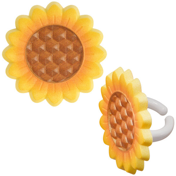 Sunflower Cupcake Rings