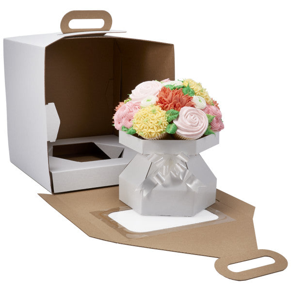 Cupcake Bouquet Vase/Box Cake Box (new)