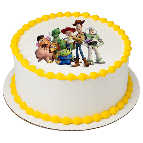Toy Story Group Edible Cake Topper Image