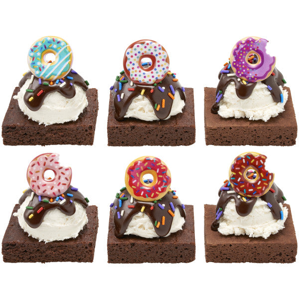 Donut Cupcake Rings 12ct