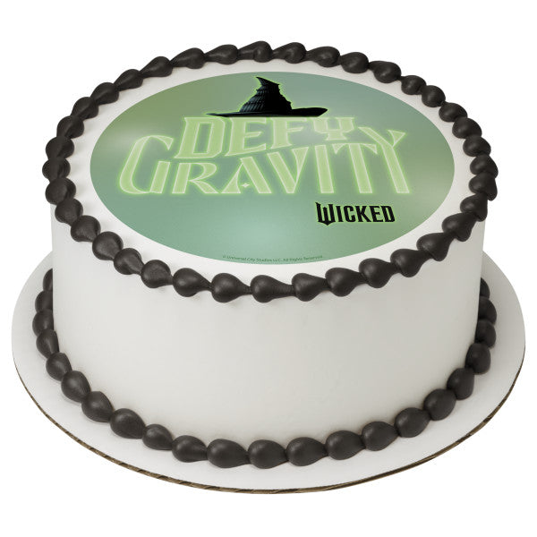 Wicked Devying  Gravity Edible Cake Topper Image