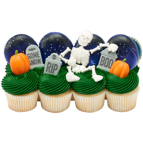 Decoraciones decorativas de huesos de esqueleto