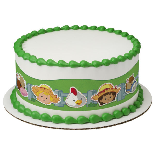 Fisher-Price™ Little People™ Farm Friends Edible Cake Topper Image Strips 3ct