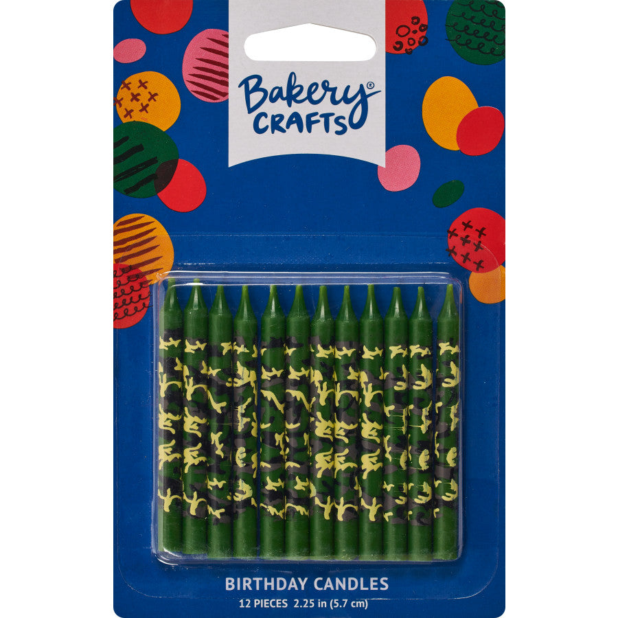Camouflage Green Specialty Candles