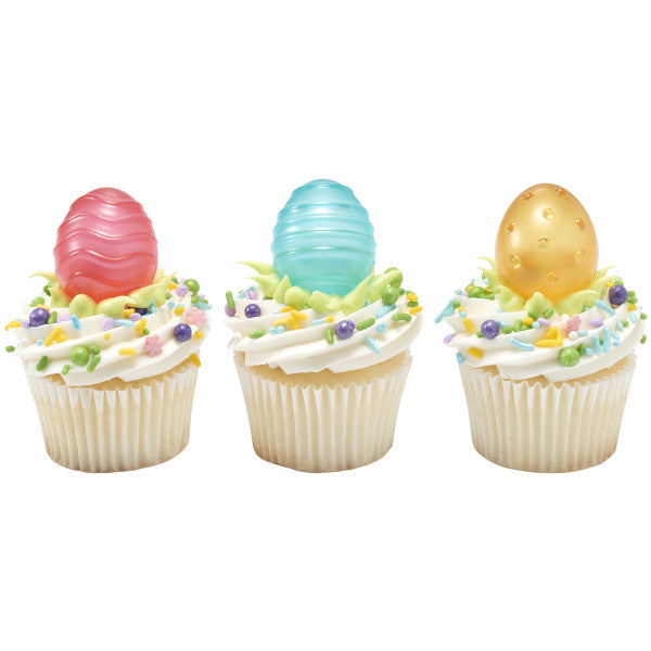 Fillable Egg Cupcake Rings 12ct