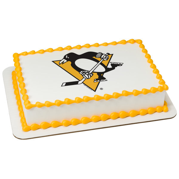 Pittsburgh Penguins NHL National Hockey League Edible Cake Topper Image ABPID06806