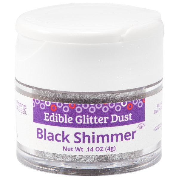 Black Shimmer Dust Edible Glitter A Birthday Place