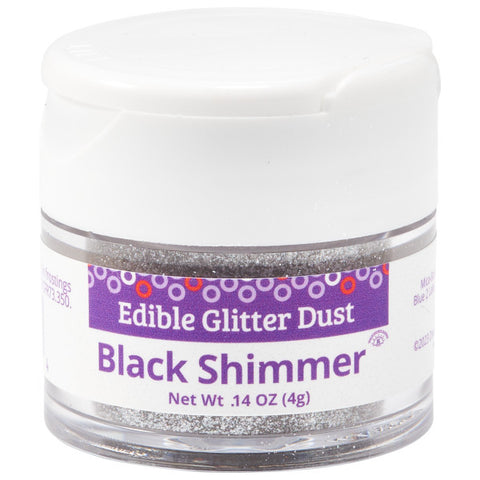 Black Shimmer Dust Edible Glitter