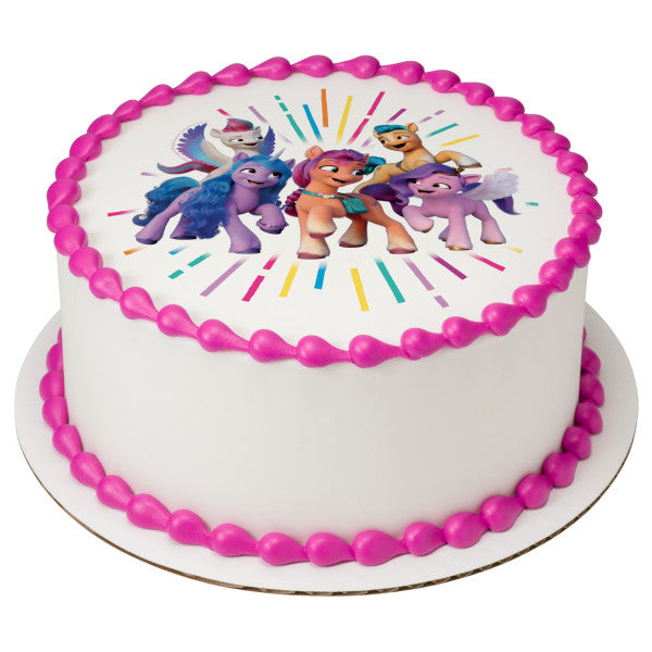 My Little Pony™ Besties  Edible Cake Topper Image