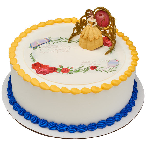 Disney Princess Belle Beautiful as a Rose DecoSet® and Edible Image Background