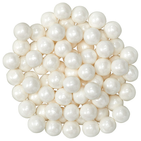 White Sugar Pearls Candy Decorations