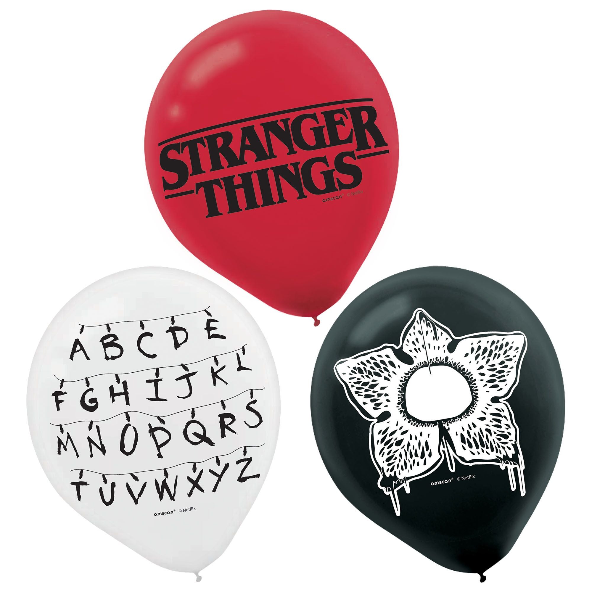 Stranger Things 12" Printed Latex Balloons, 6ct