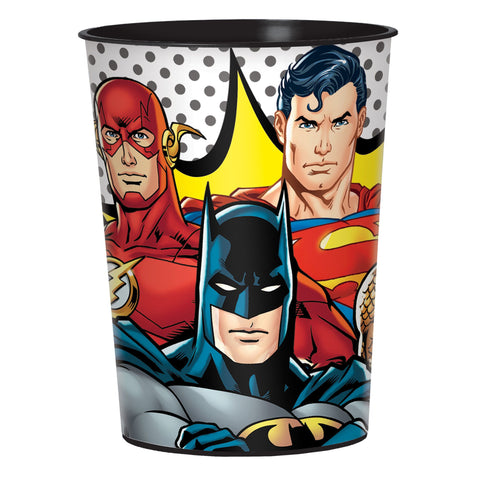 Justice League Heroes Unite 16oz Plastic Favor cup, 1ct
