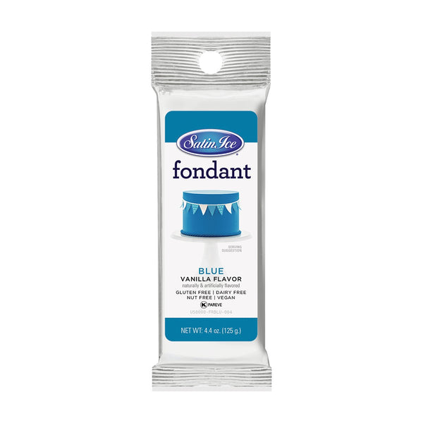 Blue Vanilla Fondant - 4.4oz Packet