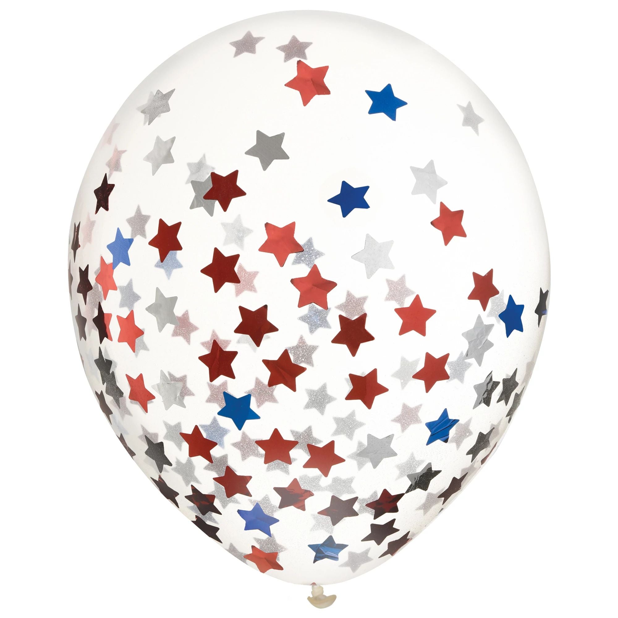 Patriotic 12" Latex Balloons, 6ct