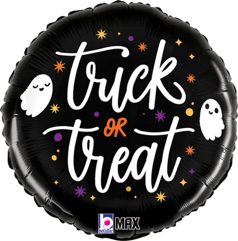 Halloween Trick or Treat Ghosts 18" Foil Balloon