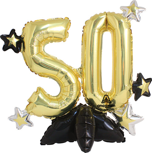 Birthday Celebrate 50 Air-Fill 21" Balloon