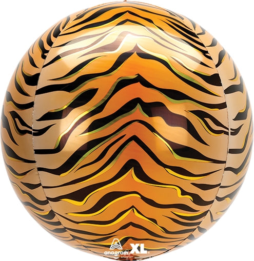 Orbz Animalz Tiger Print 16" Foil Balloon