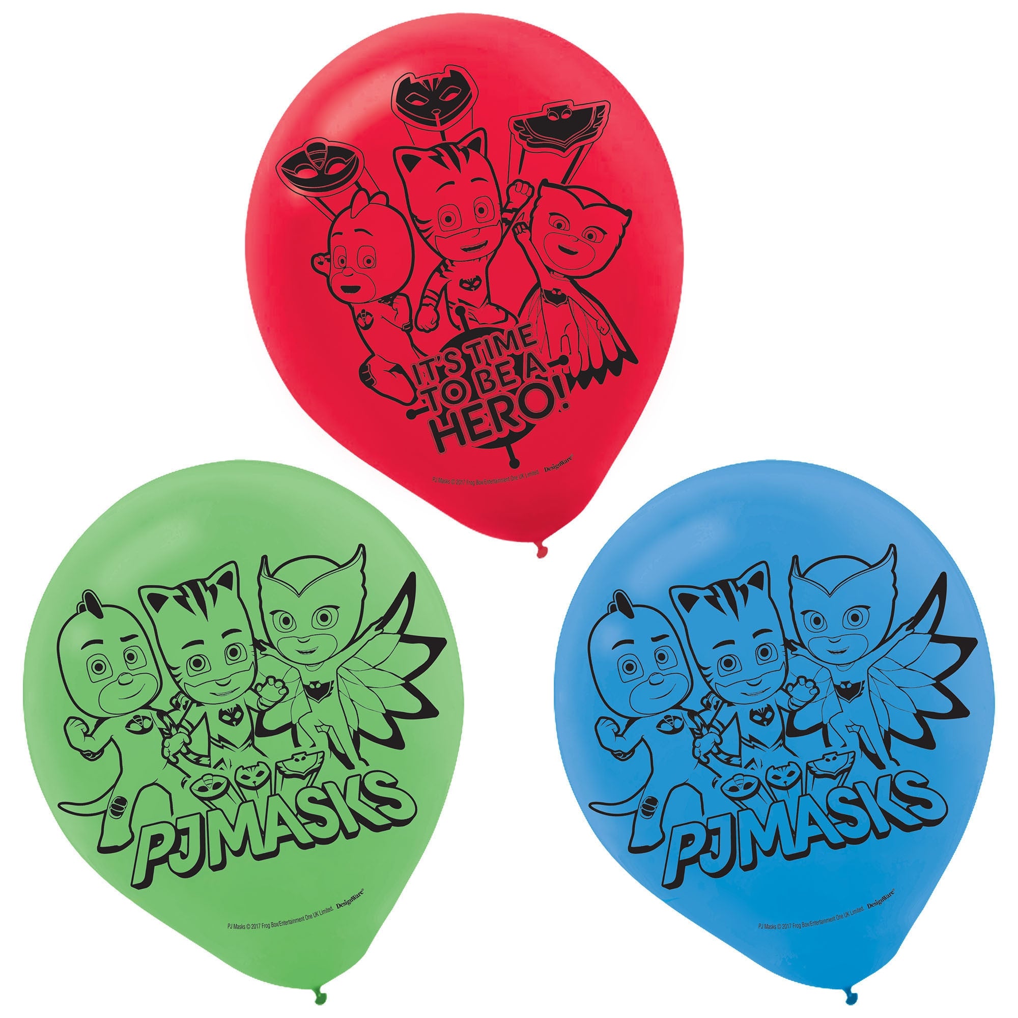PJ Masks Latex Balloons