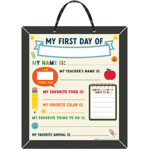 My First Day of School Customizable Photo Prop
