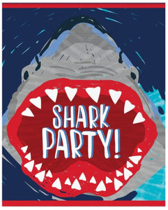 Shark Party Loot Bags, 8ct