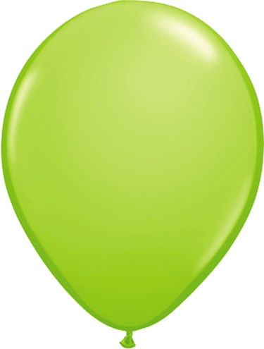 Lime Green 11" Latex Balloon