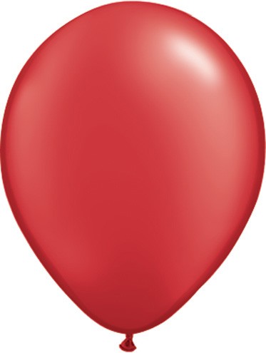 Pearl Ruby Red 11" Latex Balloon