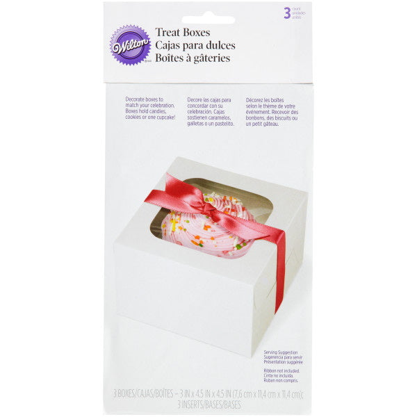 White Individual Cupcake Boxes
