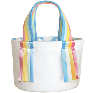 Rainbow Handle Easter Basket, 1ct