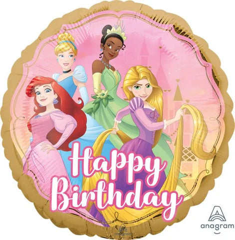 Disney Princess Once Upon A Time Happy Birthday 17" Balloon