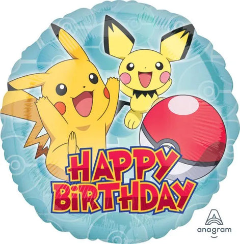 Pokémon Happy Birthday 17" Balloon