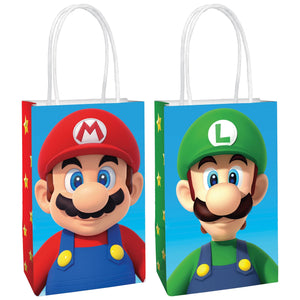 Super Mario Brothers™ Printed Paper Kraft Bag, 8ct