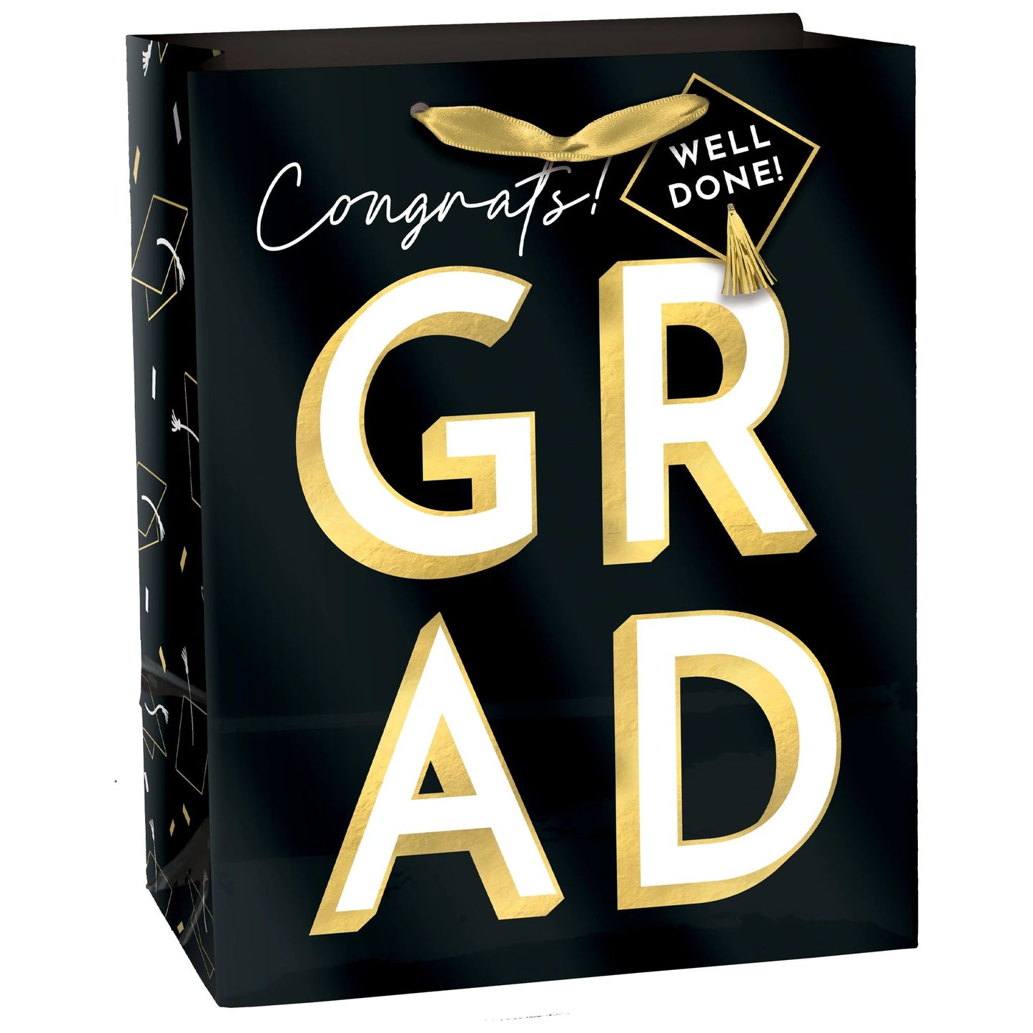 Congrats Grad Medium Gift Bag with Tag, 1ct