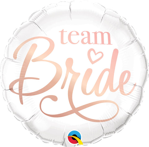 Team Bride 18" Foil Balloon, 1ct