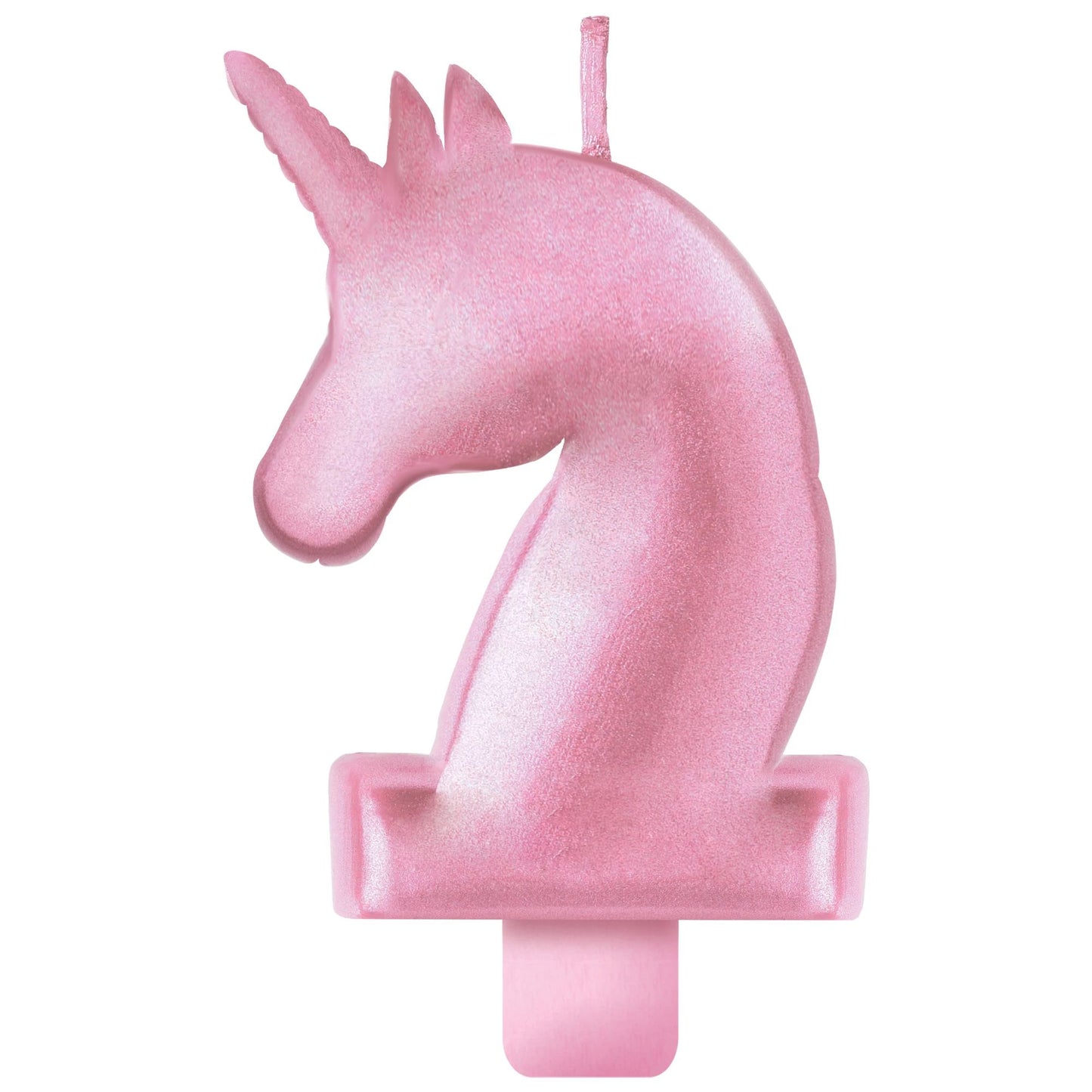 Enchanted Unicorn Metallic Birthday Candle, 1ct