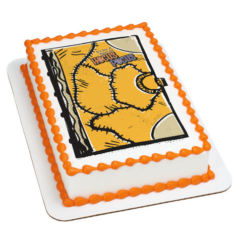 Disney Hocus Pocus Spell Book Edible Cake Topper Image