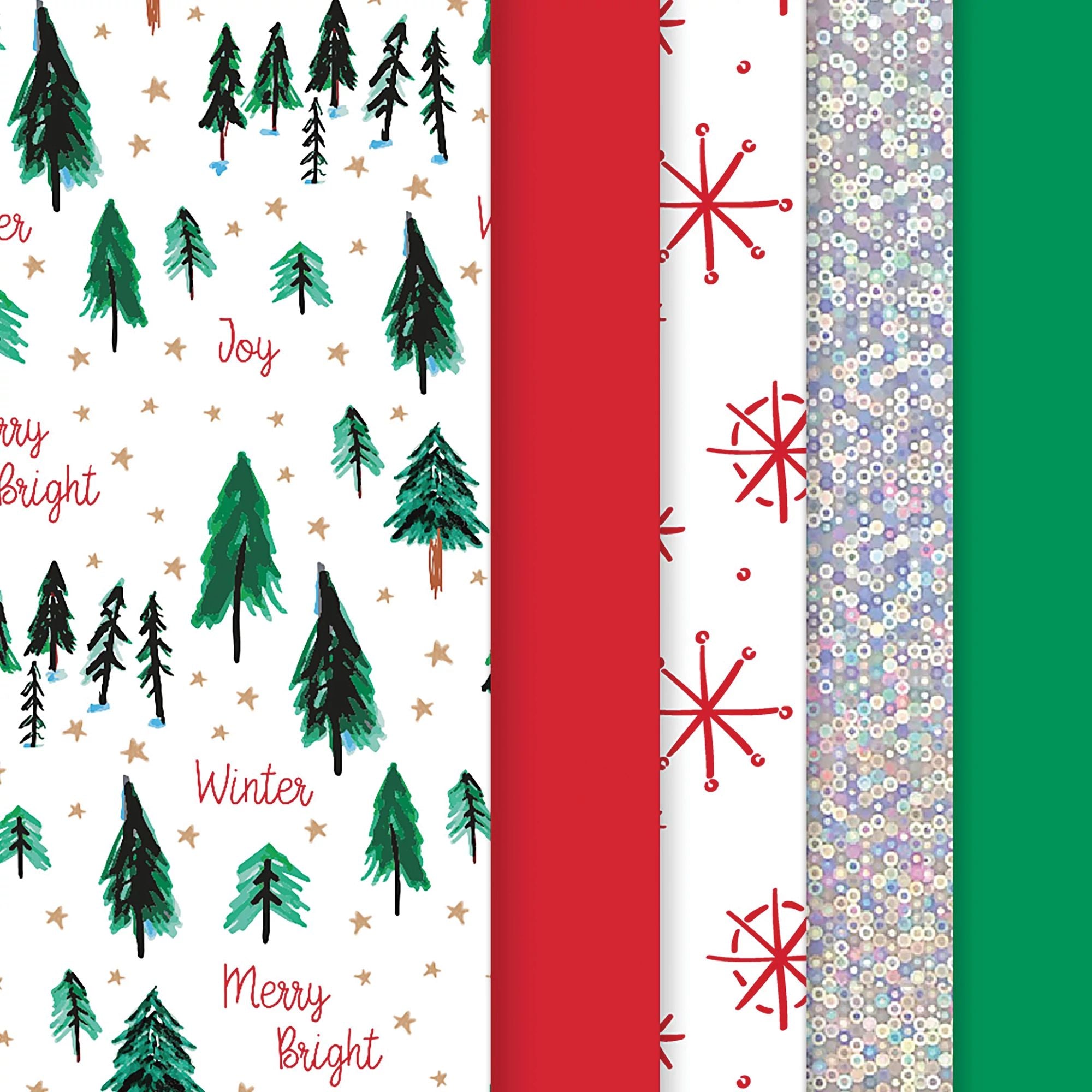 Christmas Printed/Mylar Tissue Paper