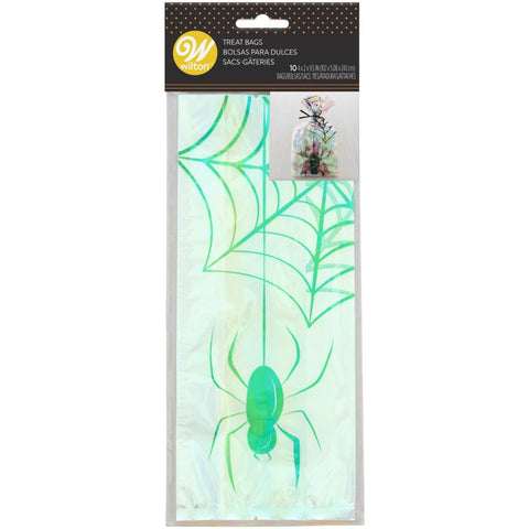 Iridescent Spider Treat Bag, 10ct