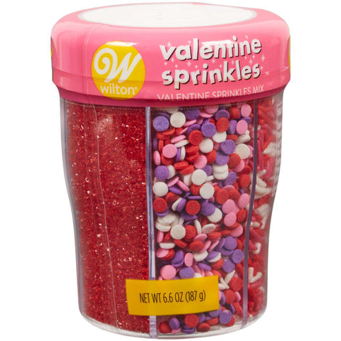 6-Cell Happy Valentine's Day Sprinkles Mix, 6.6 oz.
