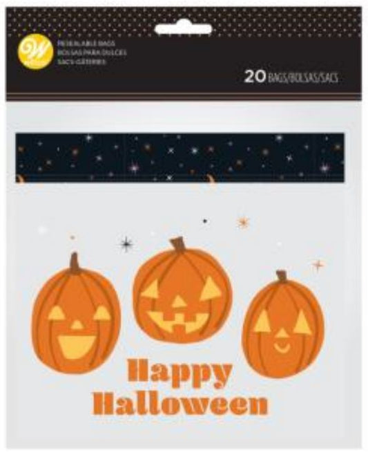 Bolsa resellable Happy Halloween, 20 unidades 