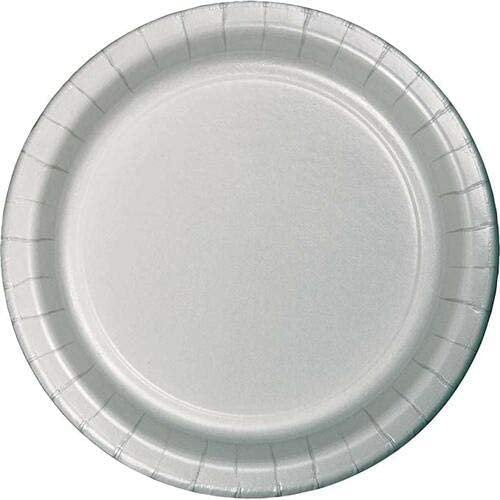 Silver 9" Plates, 8ct