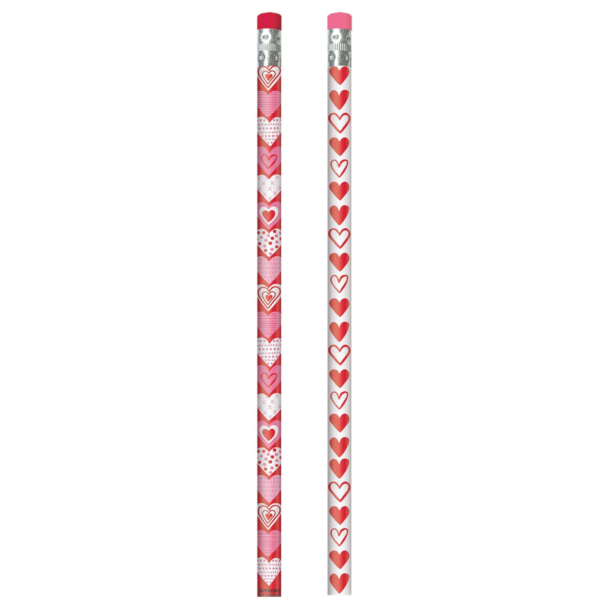Valentine's Day Traditional Pencils, 24ct
