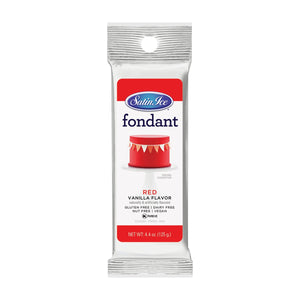 Red Vanilla Fondant - 4.4oz Packet