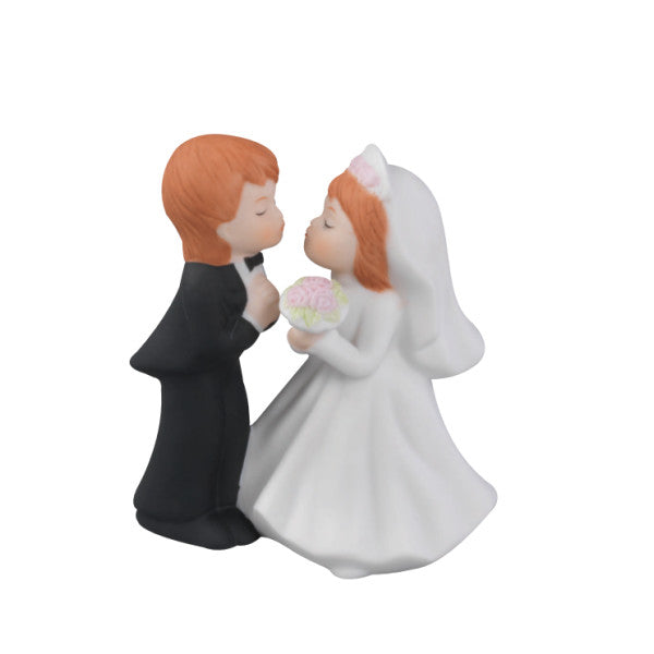 Standing Kissing Couple Wedding Ornament