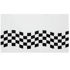 Black & White Check Paper Table Cover