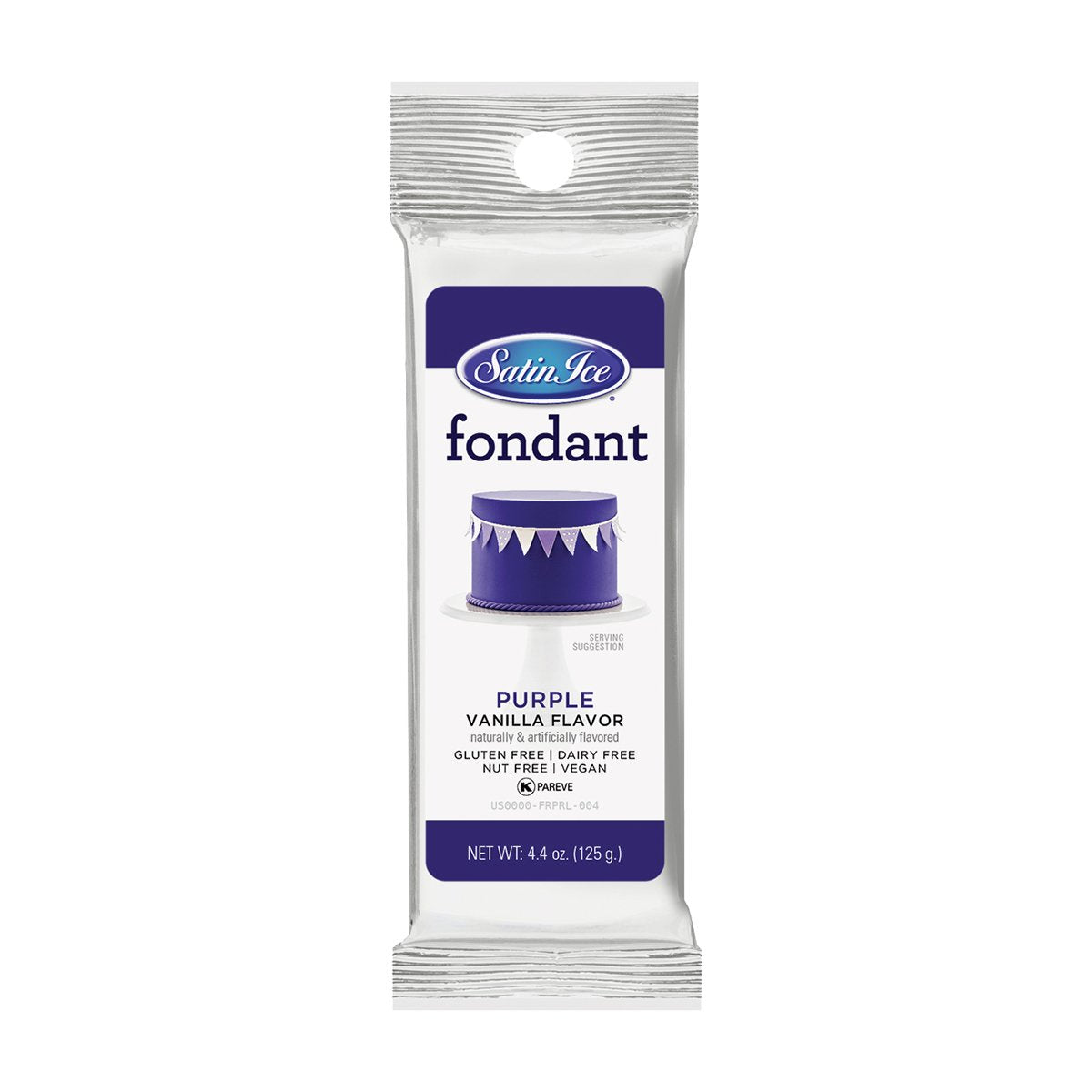 Purple Vanilla Fondant - 4.4oz Packet